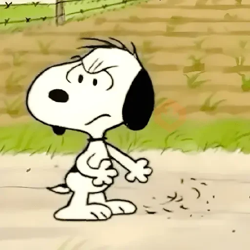 ♥️ Snoopy enojado 😡 sticker 14