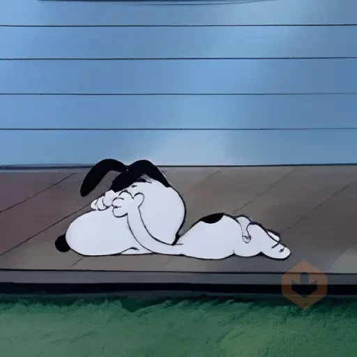 ♥️ Snoopy enojado 😡 sticker 13