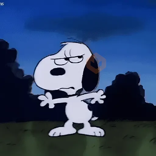♥️ Snoopy enojado 😡 sticker 18