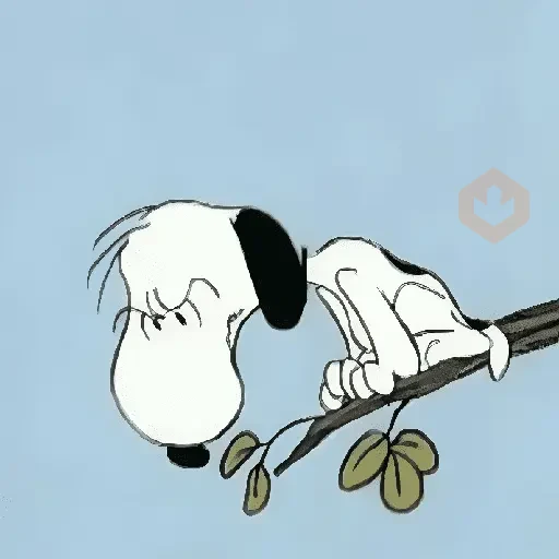 ♥️ Snoopy enojado 😡 sticker 11