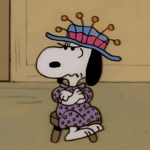 ♥️ Snoopy enojado 😡 sticker 20