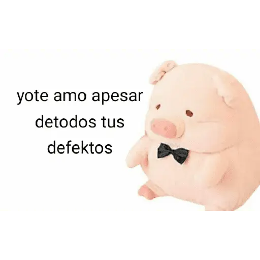Perdonenmen a todos no acepto🐖