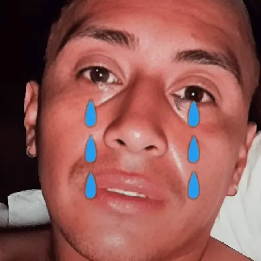 cueva llorando 😎 cristian