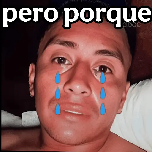 cueva llorando 😎 cristian