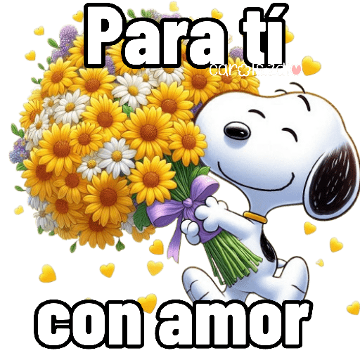 🌻 Flores Amarillas Snoopy 🌻 preview
