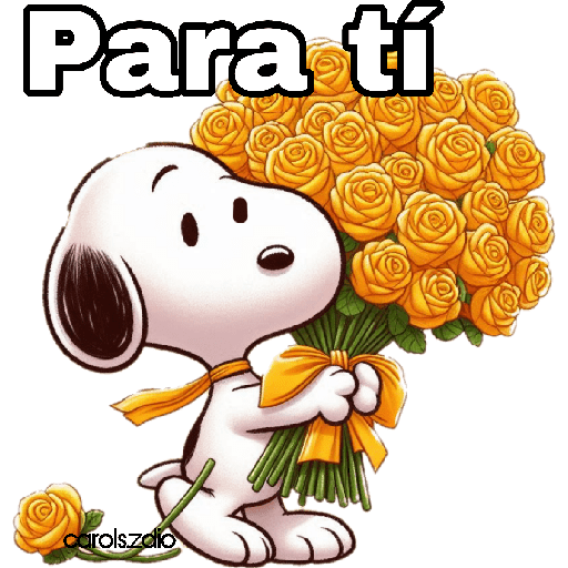 Flores amarillas Snoopy 🐾🌻🌼 preview