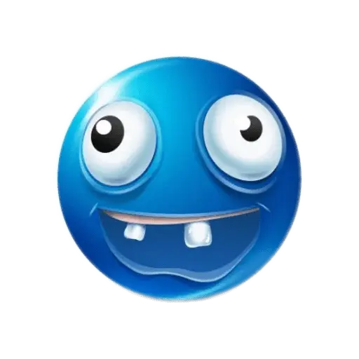 Emoji azul 🔵