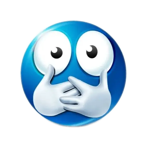 Emoji azul 🔵