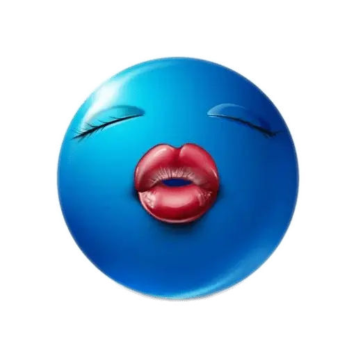 Emoji azul 🔵