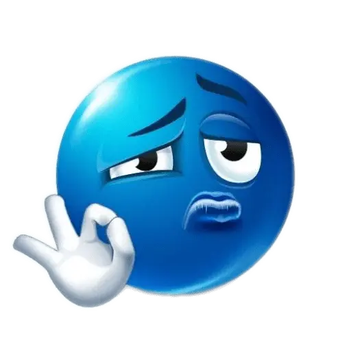 Emoji azul 🔵