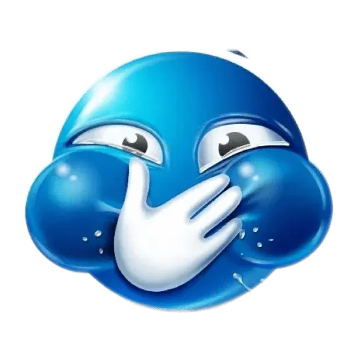 Emoji azul 🔵