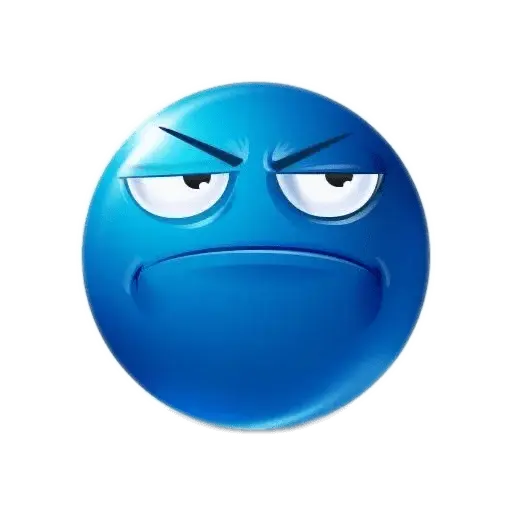 Emoji azul 🔵