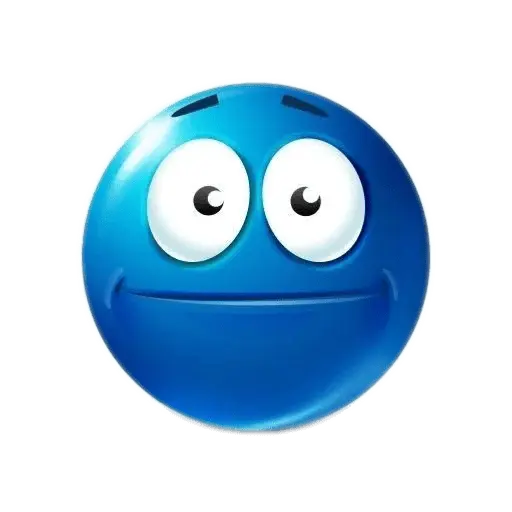 Emoji azul 🔵