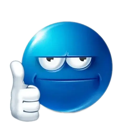 Emoji azul 🔵