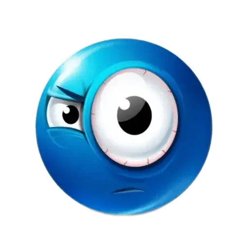 Emoji azul 🔵