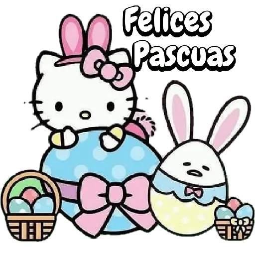 Hello Kitty Happy Easter 🐇