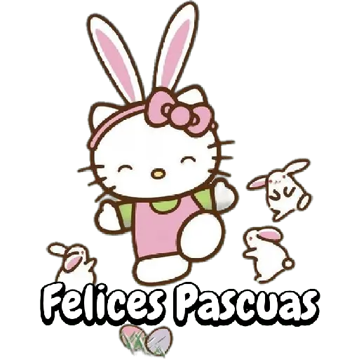 Hello Kitty Happy Easter 🐇