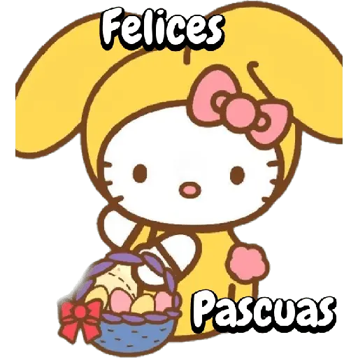 Hello Kitty Happy Easter 🐇