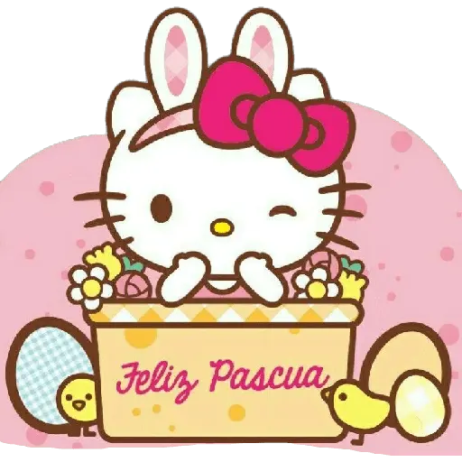 Hello Kitty Happy Easter 🐇