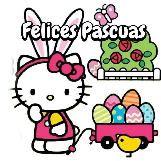 Hello Kitty Happy Easter 🐇