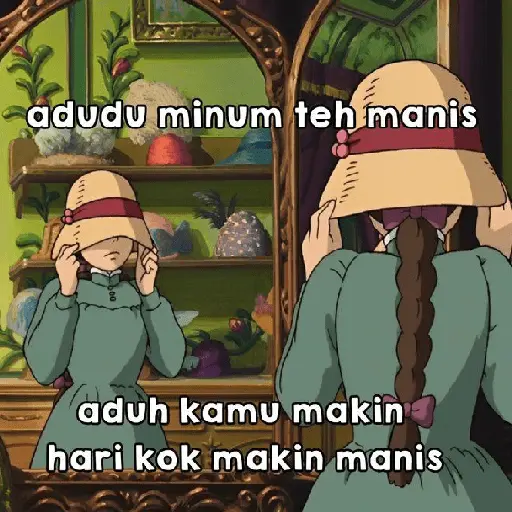 centil ala ghibli 😋🌹