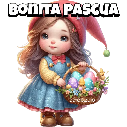 NIÑA DE PASCUA 🎀🥚🐰