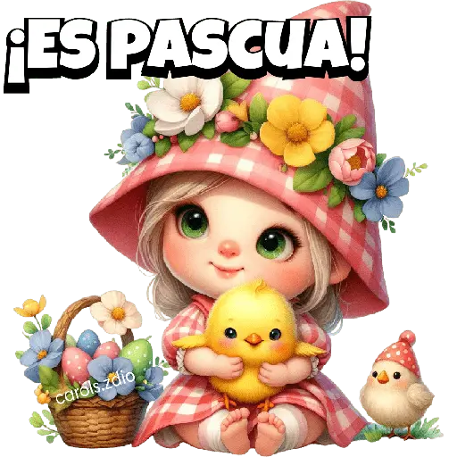 NIÑA DE PASCUA 🎀🥚🐰