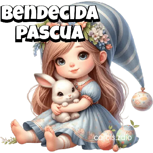 NIÑA DE PASCUA 🎀🥚🐰