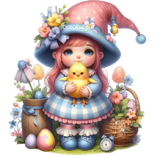 NIÑA DE PASCUA 🎀🥚🐰 preview