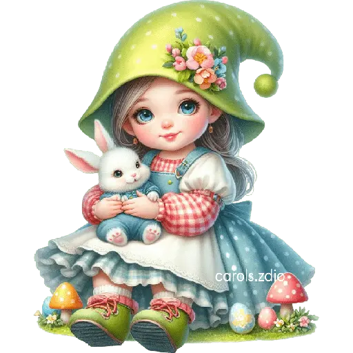 NIÑA DE PASCUA 🎀🥚🐰