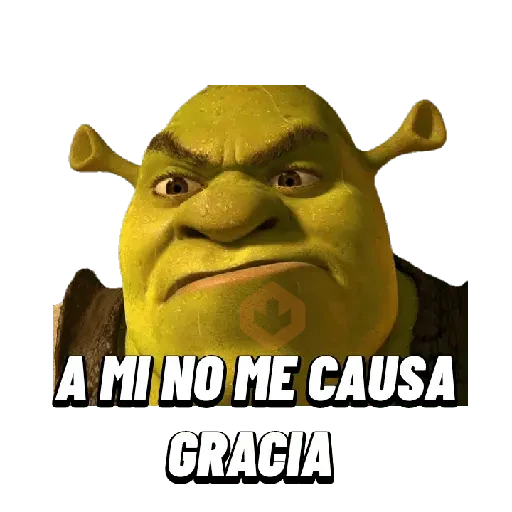 Sherk memes clasicos 💚💫 sticker 12