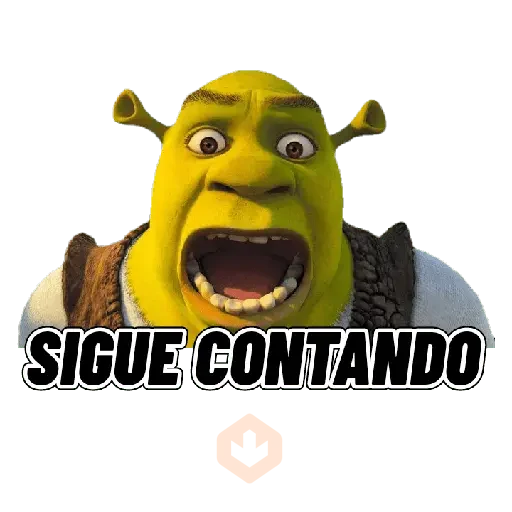 Sherk memes clasicos 💚💫 sticker 14