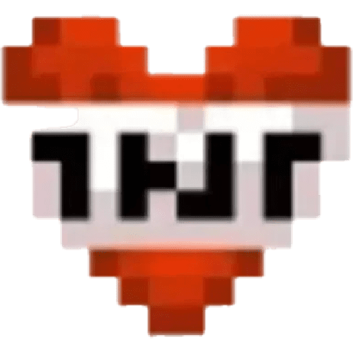 Minecraft heart ❤🟥 preview