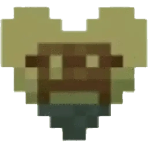 Minecraft heart ❤🟥