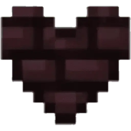 Minecraft heart ❤🟥