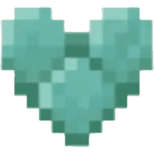 Minecraft heart ❤🟥
