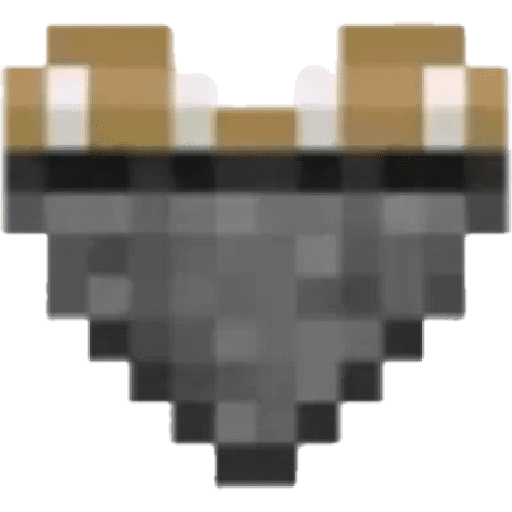 Minecraft heart ❤🟥 preview