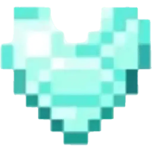 Minecraft heart ❤🟥