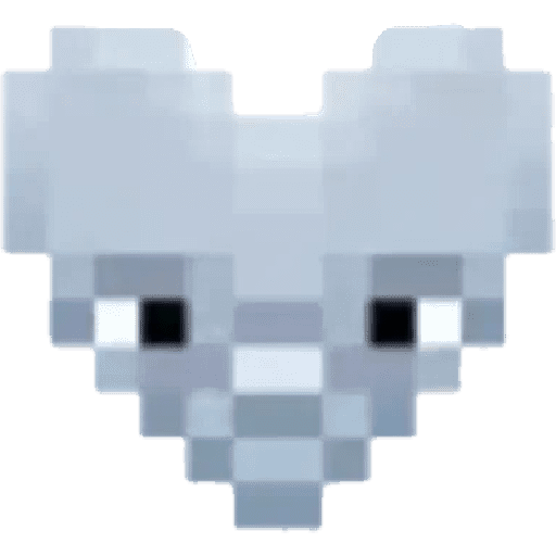 Minecraft heart ❤🟥 preview