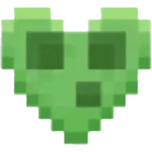 Minecraft heart ❤🟥