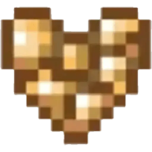 Minecraft heart ❤🟥