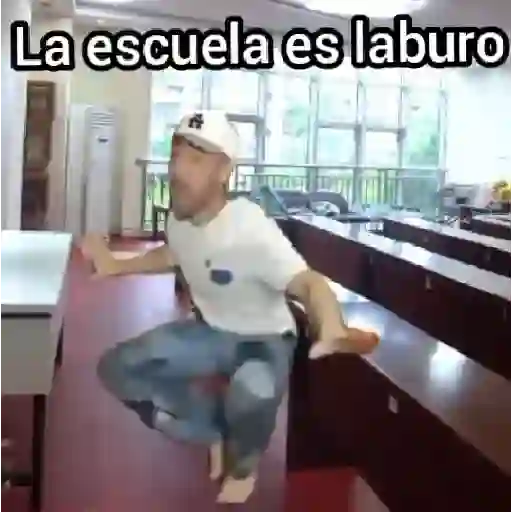 El piso es laburo⤴️Bananirou⤵️