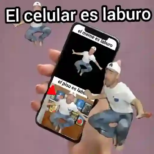 El piso es laburo⤴️Bananirou⤵️