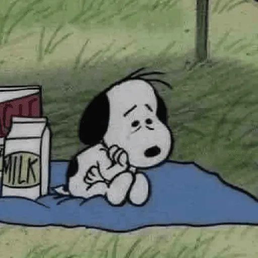 🫐☔ SNOOPY Triste ☔🫐