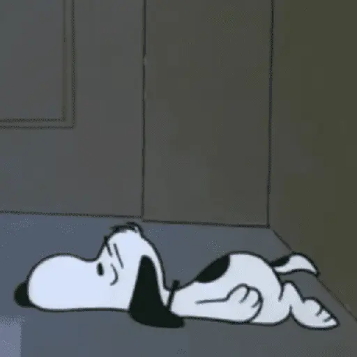 🫐☔ SNOOPY Triste ☔🫐