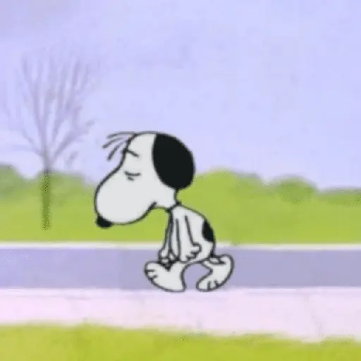 🫐☔ SNOOPY Triste ☔🫐