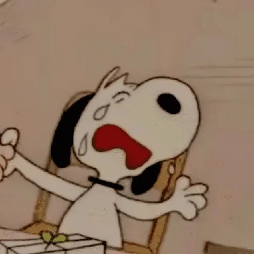 🫐☔ SNOOPY Triste ☔🫐