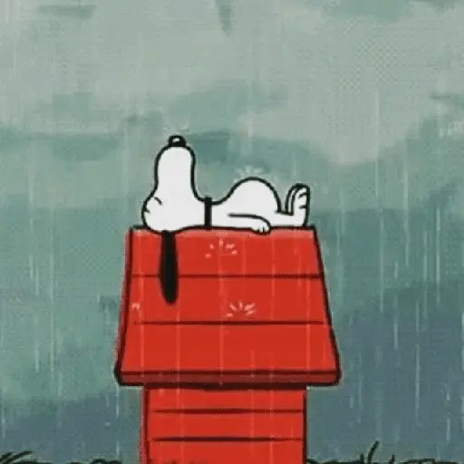 🫐☔ SNOOPY Triste ☔🫐