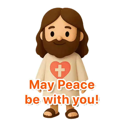 3D Jesus 立體耶穌動態貼圖 - 我愛主耶穌 I Love Jesus