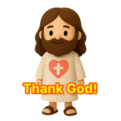 3D Jesus 立體耶穌動態貼圖 - 我愛主耶穌 I Love Jesus